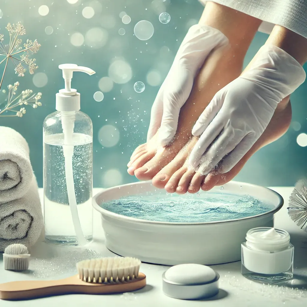 7 نکته برای جلوگیری از تاول و آسیب پا هنگام استفاده از کفش جدید کفشدونی پاهای تمیز و خشک